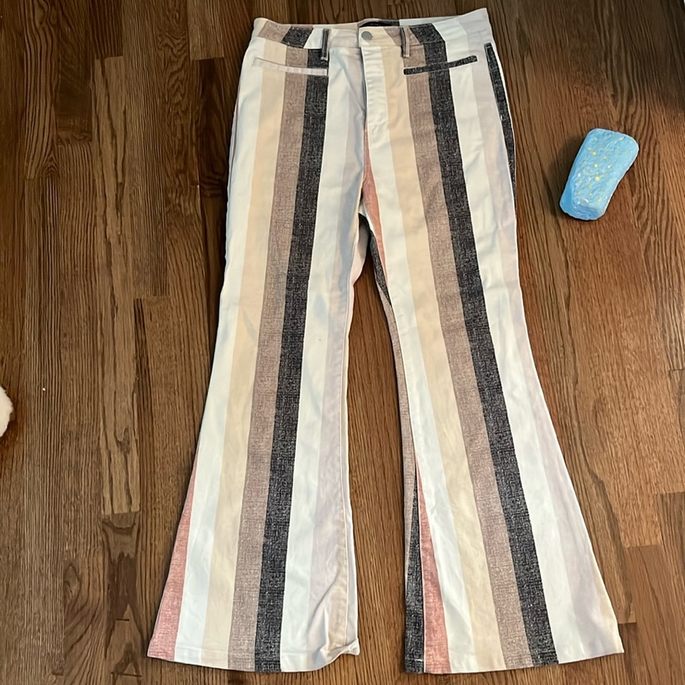 Forever 21 striped jeans